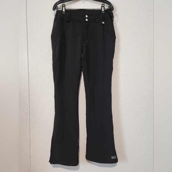 NILS Betty Slim Fit Ski Snowboard Pants Blacl Size 8R - Picture 2 of 12